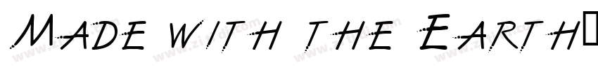 Made with the Earth字体转换